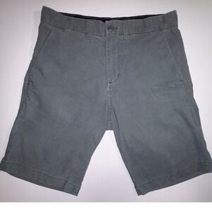 Burnside Men's Gray Cargo Shorts Size 32 Cotton Blend Casual Outdoor